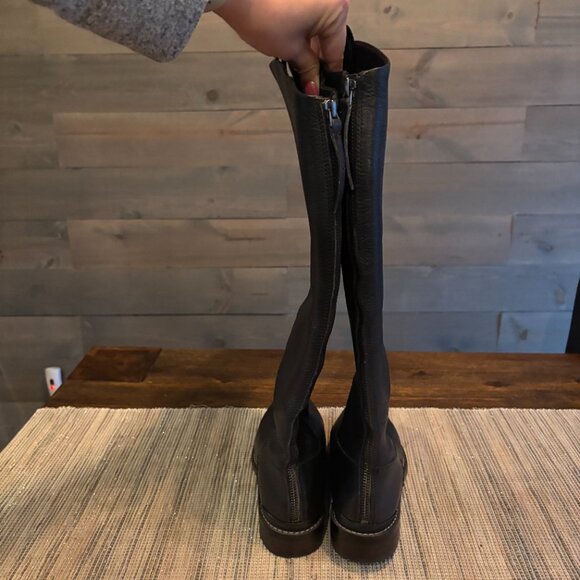 FRANCO SARTO | Women's Meyer Wide-Calf Knee-High Leather Riding Boots Black Sz 6 - Picture 3 of 6